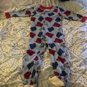 Truck footy pajamas